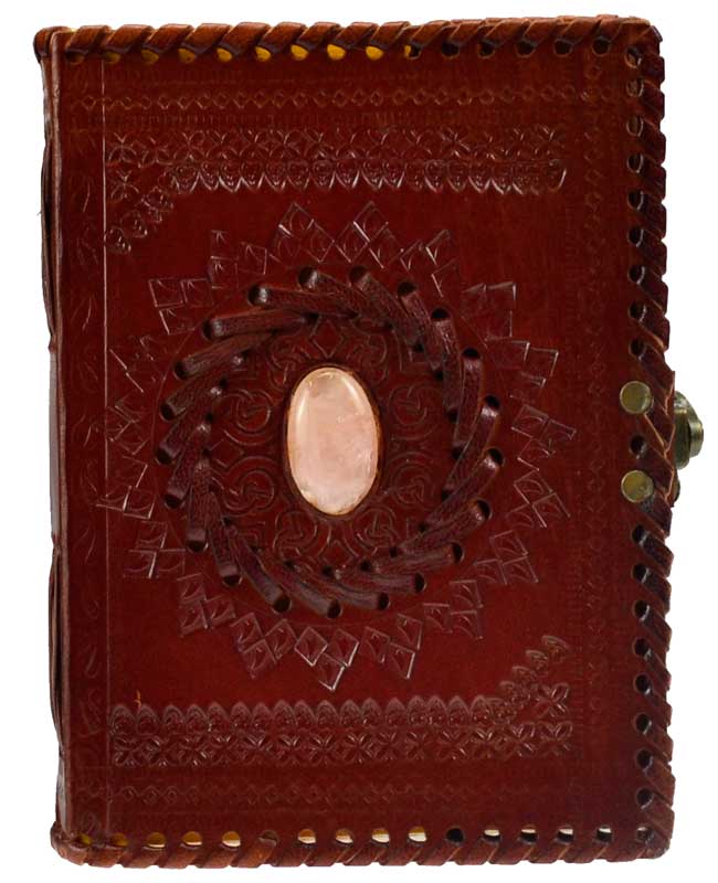 Image for Stone Embossed Blank Leather Journal