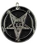 Goat Head Star amulet