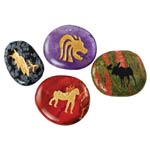 Animal Print Gratitude Stone