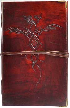 Entwined Dragons Leather Blank Book Entwined Dragons Leather Blank Book