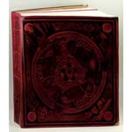 Morrigan Book of Shadows Leather Blank Book Ox Blood Red