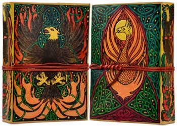 Image for Phoenix Leather Blank Book