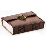 Small 1842 Poetry Leather Blank Book