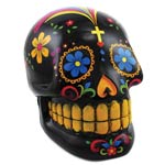 Black Day of the Dead Skull Bank