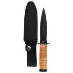 Brown Leather Handled Athame