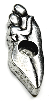 Couple's Heart Chime Candle Holder