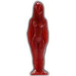 Red Female Iconic Candle