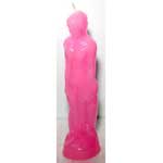 Pink Male Iconic Candle
