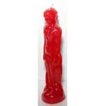 Red Male Iconic Candle