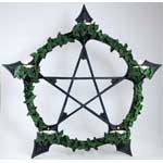 Pentagram Tealight Wall Sconce Candle Holder
