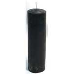 Black pull out candle
