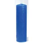 Blue pull out candle