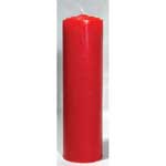 Red pull out candle