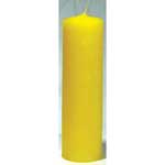 Yellow pull out candle