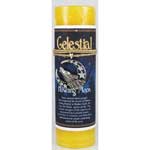 Howling Moon Pillar Candle with Ritual Necklace