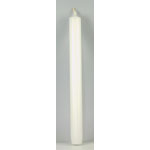 White Taper Candle, 7/8