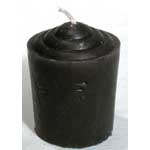 Black Votive Candle 15 hr