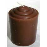 Brown Votive Candle 15 hr