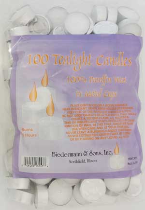Tealight Candles Bulk 100/bag