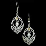 Celtic Knot Goddess Earrings