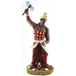 Chango with Cowrie Statue