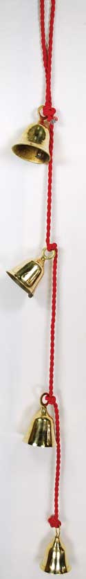 Large Brass Bell Strings