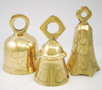 Large Clear Toned Brass Bell