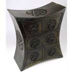 Six Drawer Pentagram Herb Cupboard