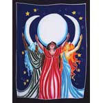 Triple Moon Goddess Banner