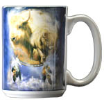 White Buffalo mug