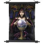 Anne Stokes Crystal Ball Wall Scroll