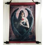 Anne Stokes Angel Rose wall scroll