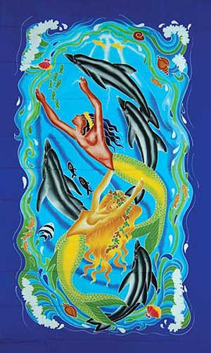 Water Tapestry or Sarong