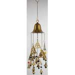 Brass Bell Triquetra Wind Chime