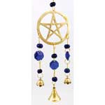 Brass Pentagram Wind Chime