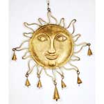 Golden Sun wind chime