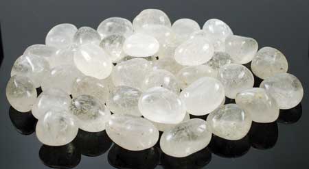 1 Lb Clear Quartz tumbled stones