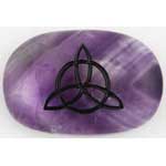 Amethyst Triquetra Gratitude Stone