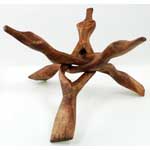Large 3-Legged Wooden Cobra stand