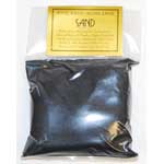 1lb Black incense burner sand