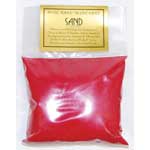 1lb Red incense burner sand