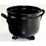 Plain metal cauldron 4 1/2