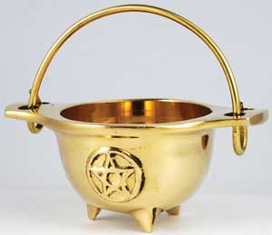 Small Brass Cauldron 3