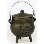 Small Triple Moon Cast Iron Cauldron