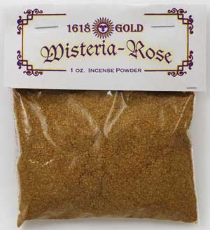Gold Wisteria/ Rose Incense 1618 gold