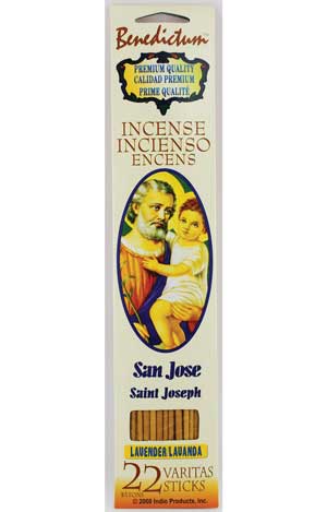 St Joseph Benedictum stick incense 22pk