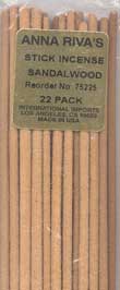 Anna Riva's Sandalwood Incense Sticks