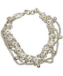 Fancy Silvertone Anklet 10
