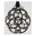 Triquetra and Celtic Knot Pendant
