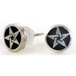 Pentagram Stud Earring